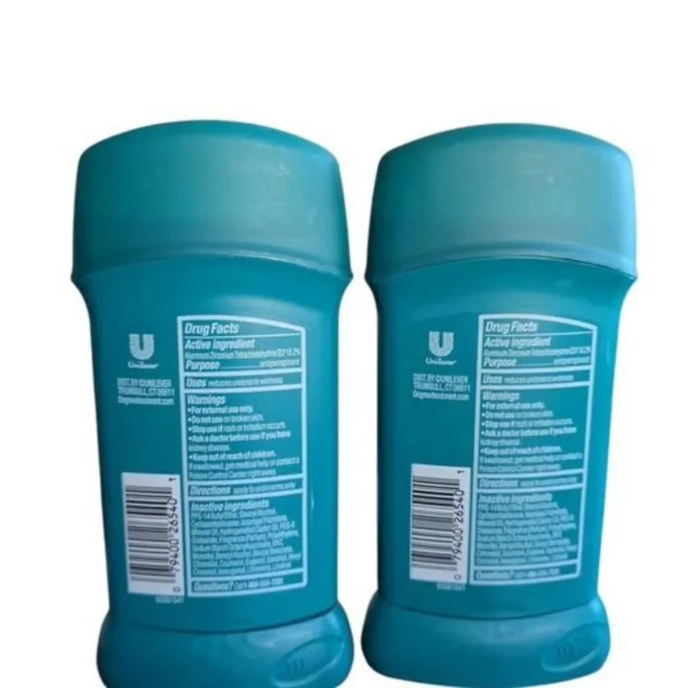 Lot of 2 Degree Men Antiperspirant Deodorant Cool Rush 24/7 Protection 2.6 oz